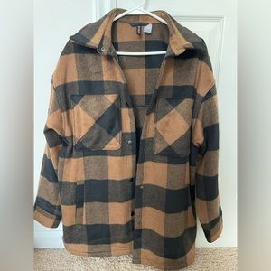 H&M flannel shacket